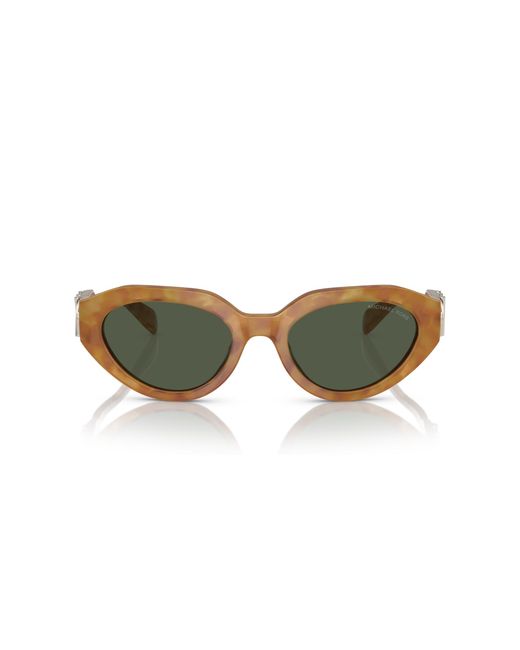 Michael Kors Black Mk2192 Empire Oval 393582 Sunglasses Acetate Round Normal