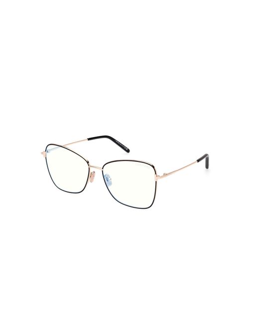 Tom Ford Black Ft5906-B 001 Optical Frames Metal Butterfly Normal