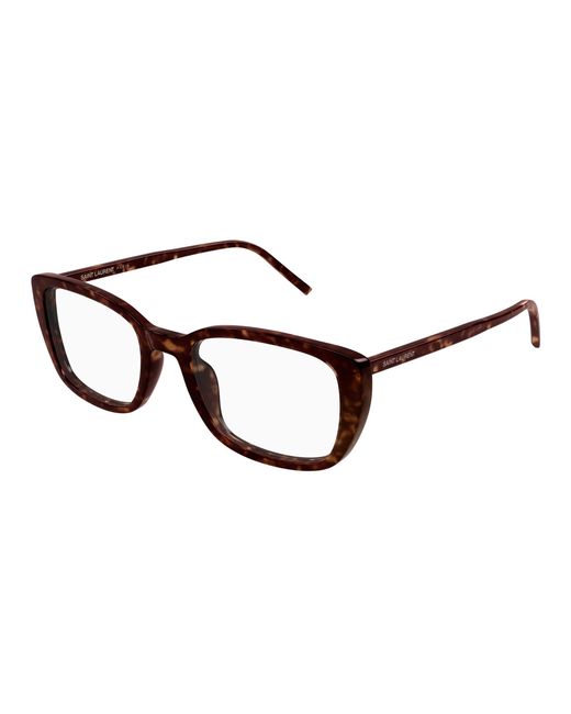 Saint Laurent Black Sl 776 006 Optical Frames Acetate Transparent Squared