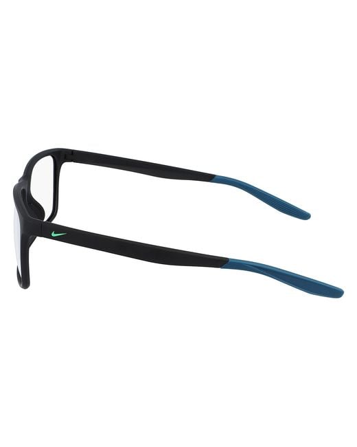 Nike Black 7116 034 Optical Frames Plastic Squared Photochromatic