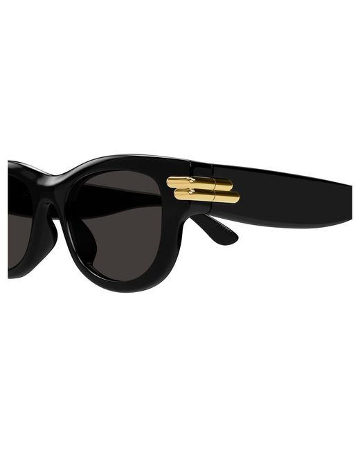 Bottega Veneta Black Bv1323Sk 001 Sunglasses Acetate Squared