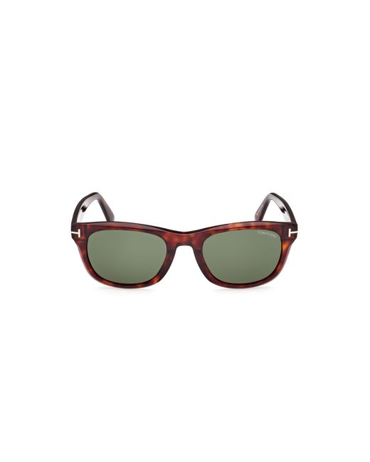 Tom Ford Black Ft1076 Kendel 54N Sunglasses Acetate Squared Normal for men
