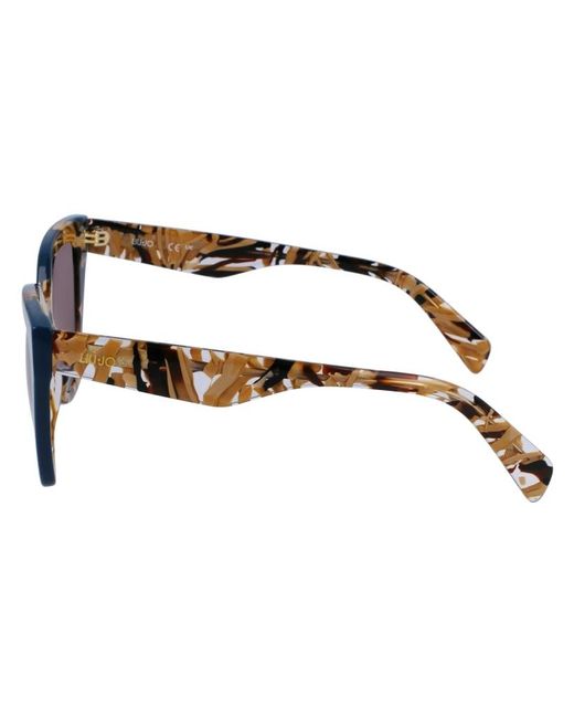 Liu Jo Black Lj784S 205 Sunglasses Acetate Butterfly Normal Shaded