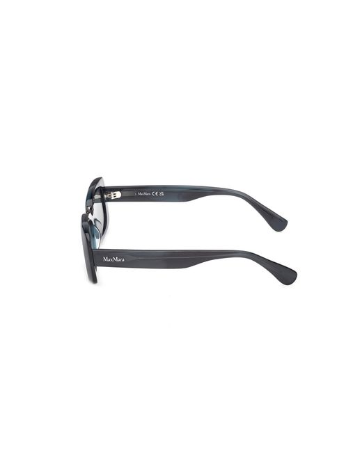 Max Mara Black Mm0197 64N Sunglasses Acetate Squared Normal