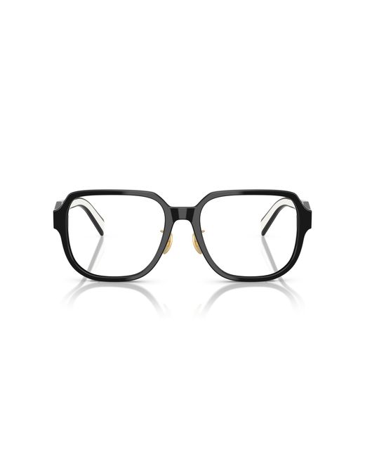 Prada Black Pr B07Vd 16K1O1 Optical Frames Acetate Pillow Normal
