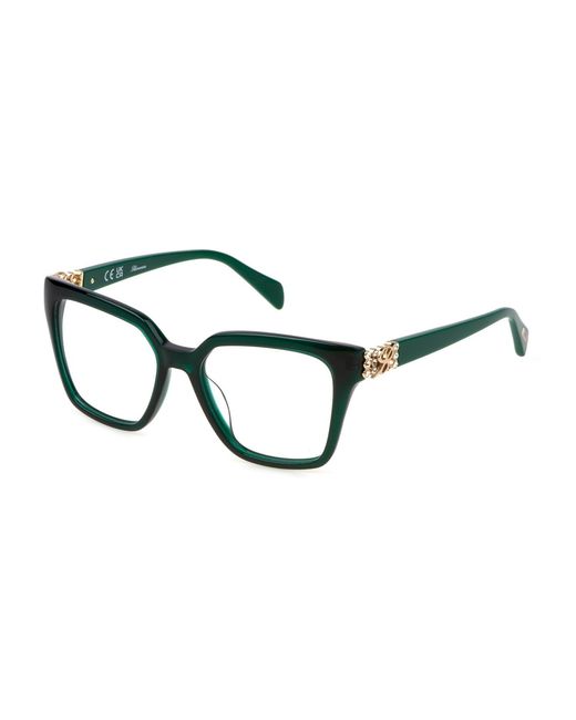 Blumarine Black Vbm851S 06Rs Optical Frames Acetate Squared