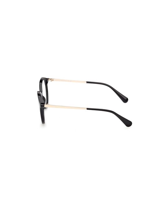 MAX&Co. Black Mo5198 001 Optical Frames Injected Round Normal
