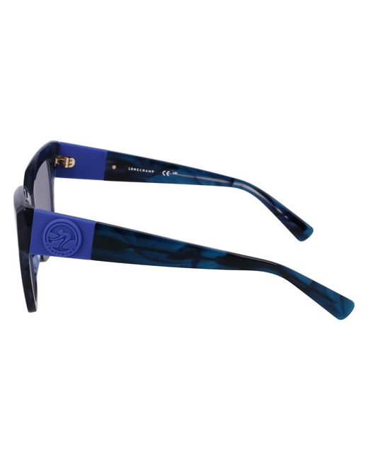Longchamp Black Lo762S 407 Sunglasses Acetate Squared Normal