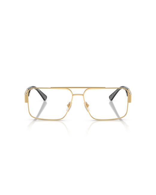 Versace Black Ve1308 1002 Optical Frames Steel Pillow Normal for men