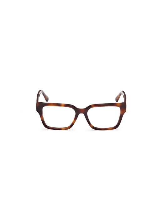MAX&Co. Black Mo5179 052 Optical Frames Acetate Squared Normal