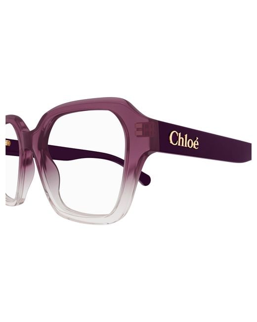 Chloé Black Ch0272O 003 Optical Frames Acetate Transparent Squared