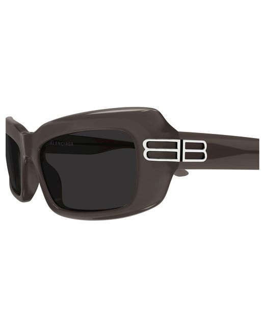 Balenciaga Black Bb0432S 005 Sunglasses Acetate Squared