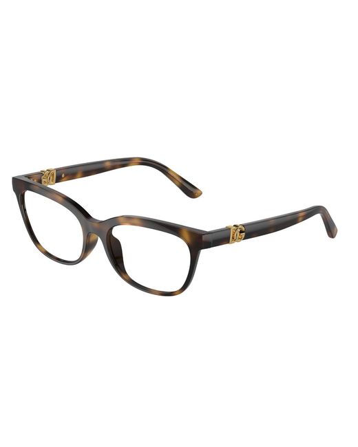 Dolce & Gabbana Black Dg5106U 502 Optical Frames Injected Transparent Butterfly Normal