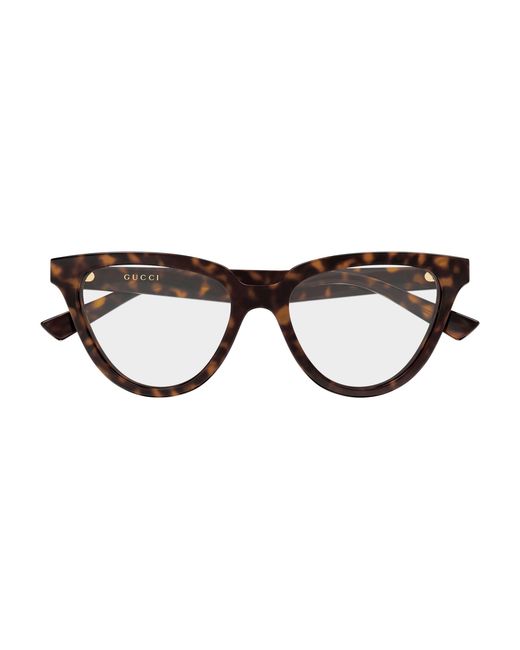 Gucci Black Gg2179O 002 Optical Frames Acetate Transparent Cat Eye