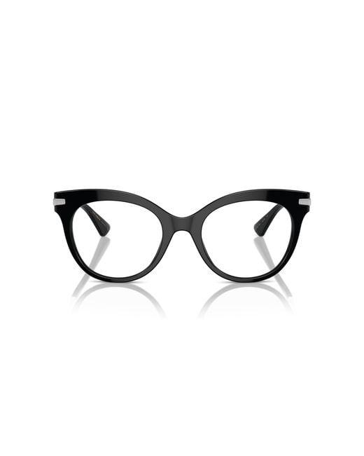 Dolce & Gabbana Black Dg3392 501 Optical Frames Acetate Transparent Butterfly Normal