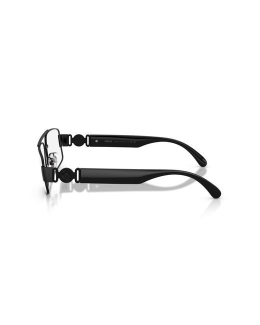 Versace Black Ve1317 1436 Optical Frames Metal Transparent Squared Normal for men