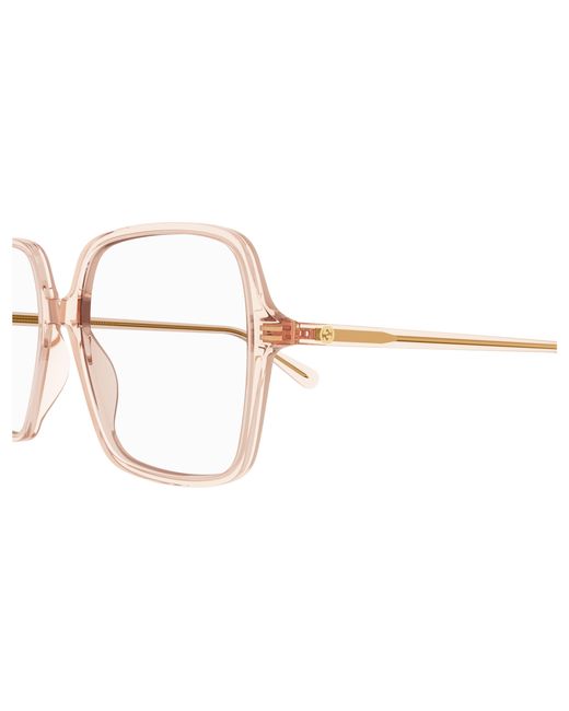 Gucci Black Gg1003O 006 Optical Frames Transparent Squared