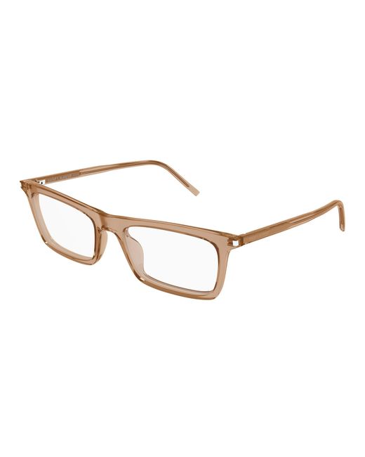 Saint Laurent Black Sl 890 Betty Thin Opt 005 Optical Frames Acetate Transparent Squared