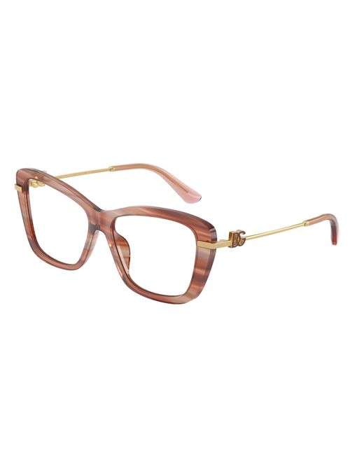 Dolce & Gabbana Black Dg3439 3473 Optical Frames Acetate Transparent Squared Normal