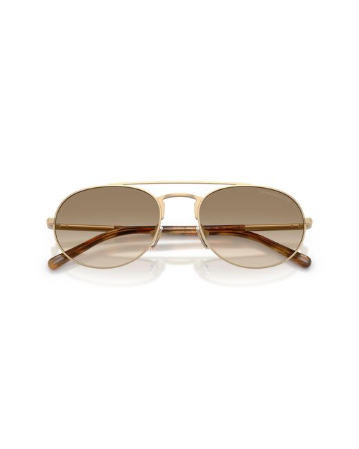 Emporio Armani Black Ea2171 300213 Sunglasses Metal Pilot Normal Shaded for men