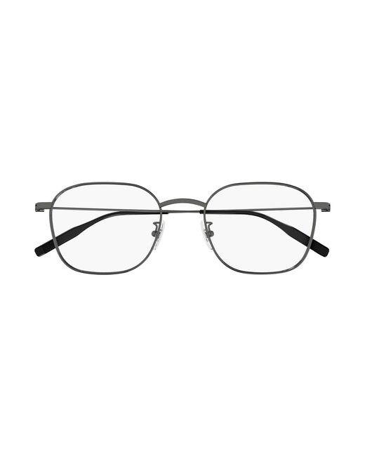 Montblanc Black Mb0371Oa 003 Optical Frames Titanium Transparent Squared for men