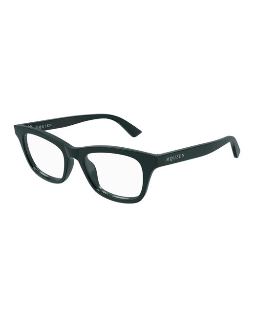 McQueen Black Am0515O 012 Optical Frames Acetate Transparent Cat Eye