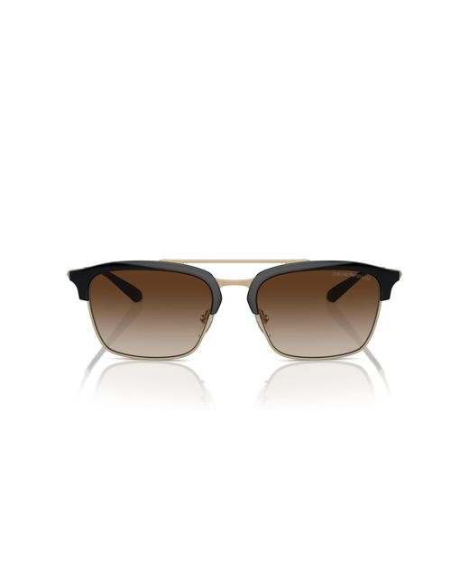 Emporio Armani Black Ea4228 300213 Sunglasses Injected Pilot Normal Shaded for men