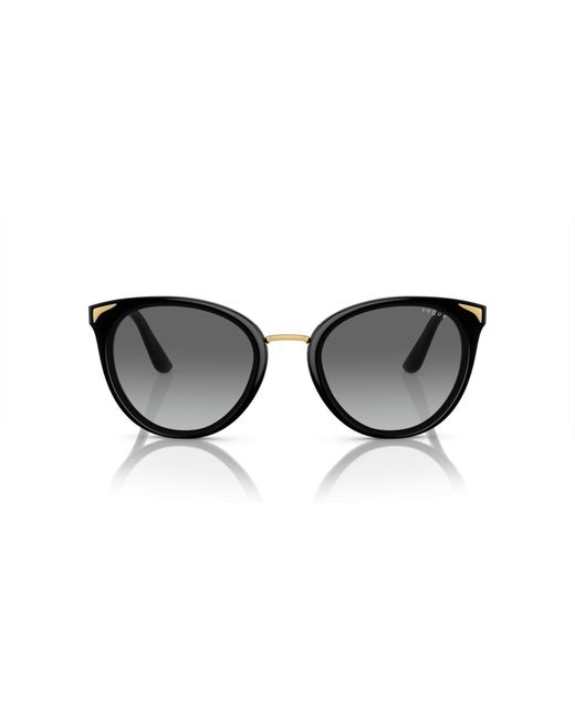 Vogue Eyewear Black Vo5230S W44/11 Sunglasses Injected Butterfly Normal Shaded