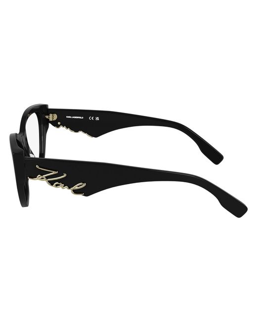 Karl Lagerfeld Black Kl6189 001 Optical Frames Acetate Cat Eye Normal