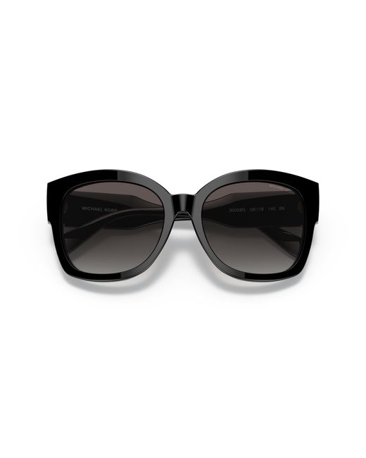 Michael Kors Black Mk2164 Baja 30058G Sunglasses Acetate Squared Normal Shaded