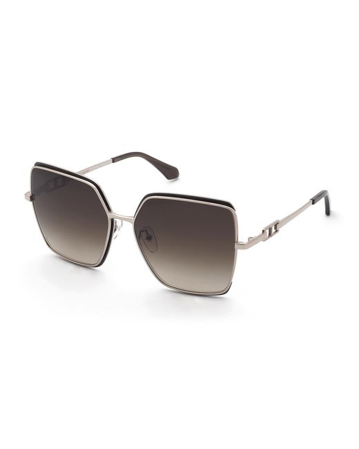 Twinset Black Stw149 0F38 Sunglasses Metal Squared Normal Nuanced