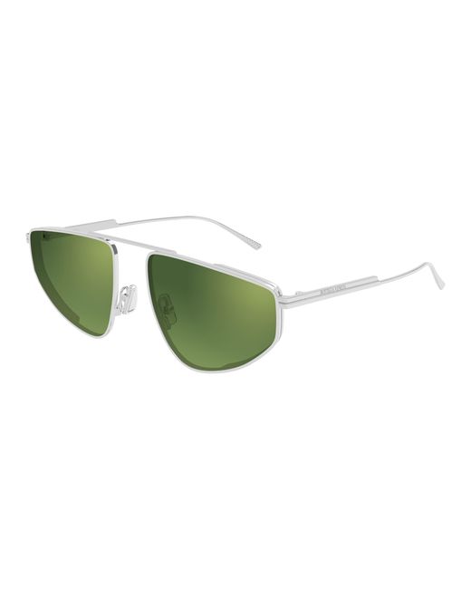 Bottega Veneta Green Bv1466S 002 Sunglasses Metal Pilot