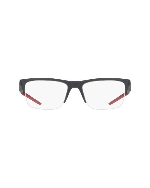 Nike Black 7279 033 Optical Frames Bio-Injected Squared Normal for men