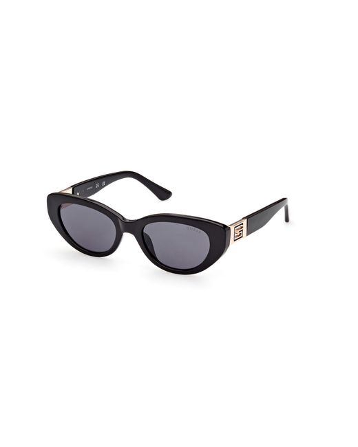 Guess Black Gu7849 01A Sunglasses Injected Round Normal