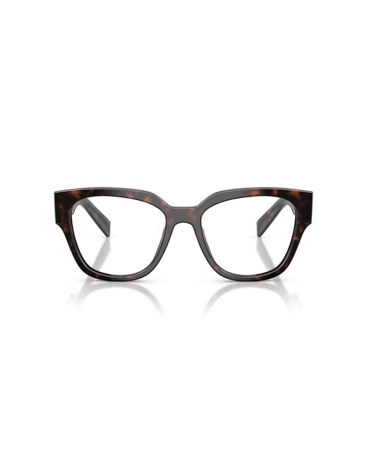 Prada Black Pr C06V 17N1O1 Optical Frames Acetate Round Normal