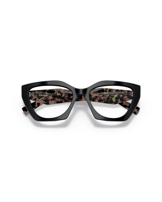 Prada Black Pr 09Yv 21B1O1 Optical Frames Acetate Geometric Normal