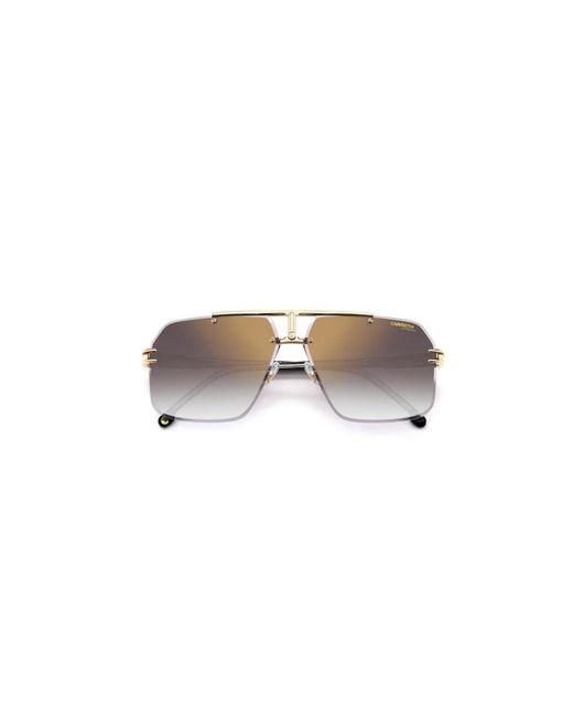 Carrera Black 1054/S Rhl/Fq Sunglasses Metal/ Squared Mirrored Shaded for men
