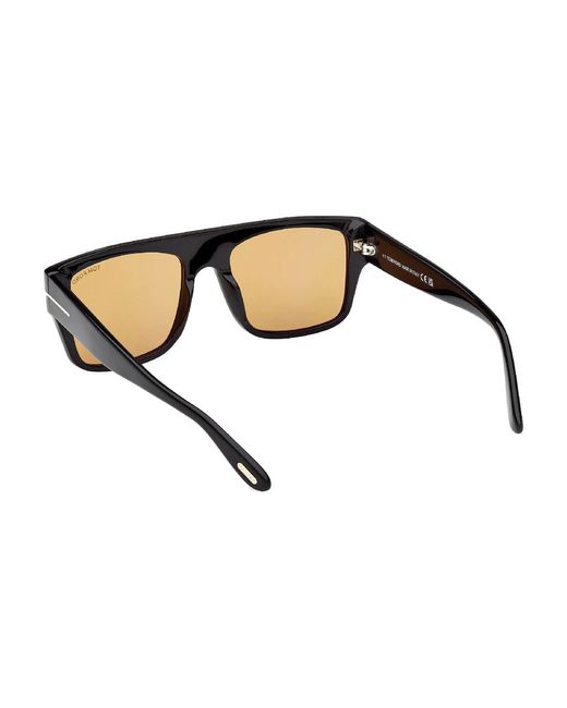 Tom Ford Black Ft0907 Dunning-02 01E Sunglasses Acetate Squared Normal for men