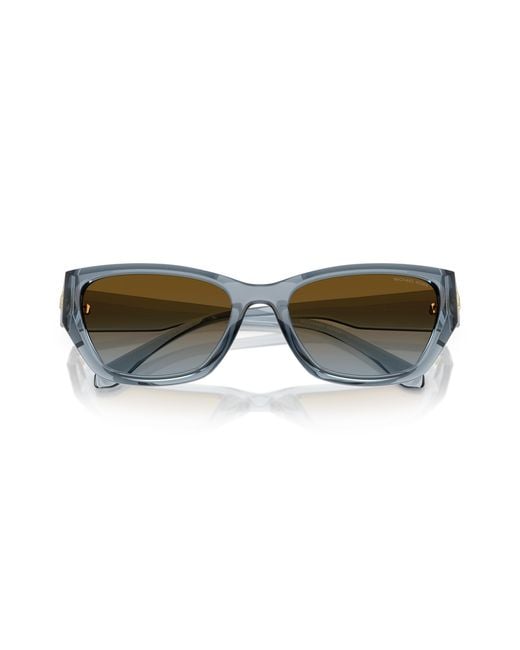 Michael Kors Black Mk2242D Pearl River 401413 Sunglasses Injected Geometric Normal Shaded