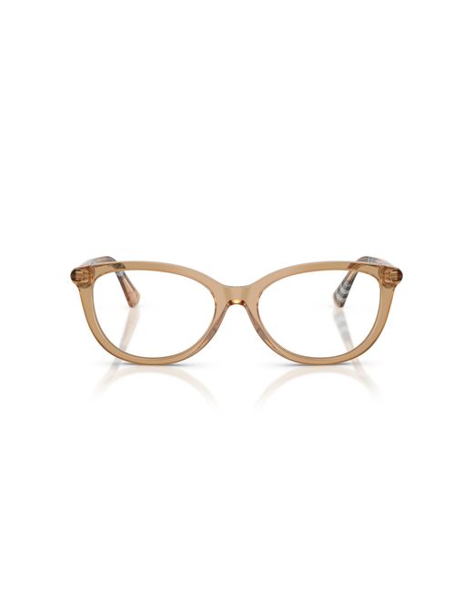 Burberry Black Be2431 4164 Optical Frames Acetate Cat Eye Normal