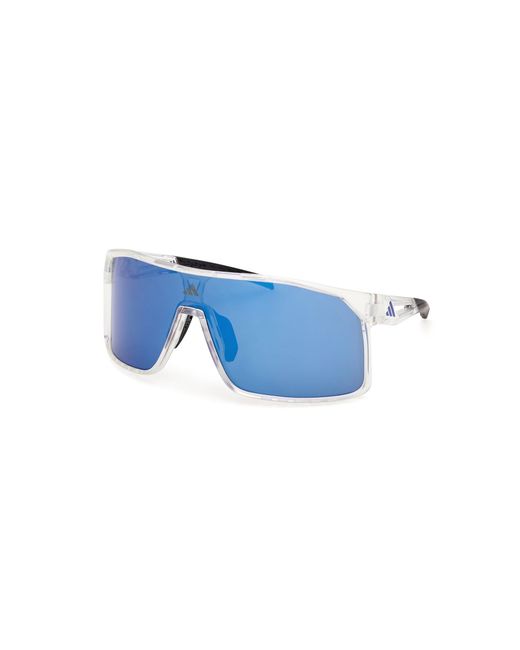 Adidas Originals Blue Sp0124 Alkator 26X Sunglasses Injected Mask Normal for men