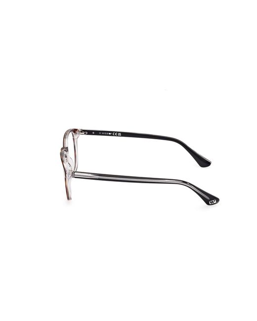 Web Black We5441 056 Optical Frames Acetate Round Normal for men