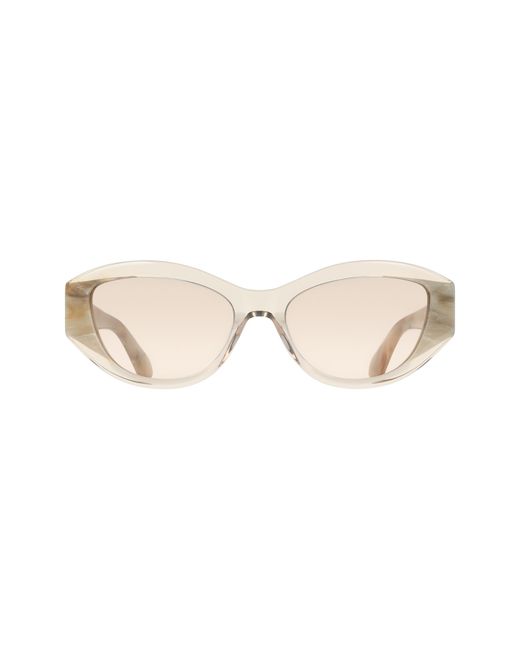Ferragamo Black Sf2104S 252 Sunglasses Acetate Round Normal