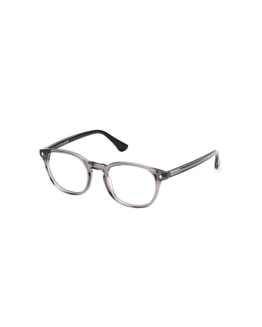 Web Black We5441 020 Optical Frames Acetate Round Normal for men