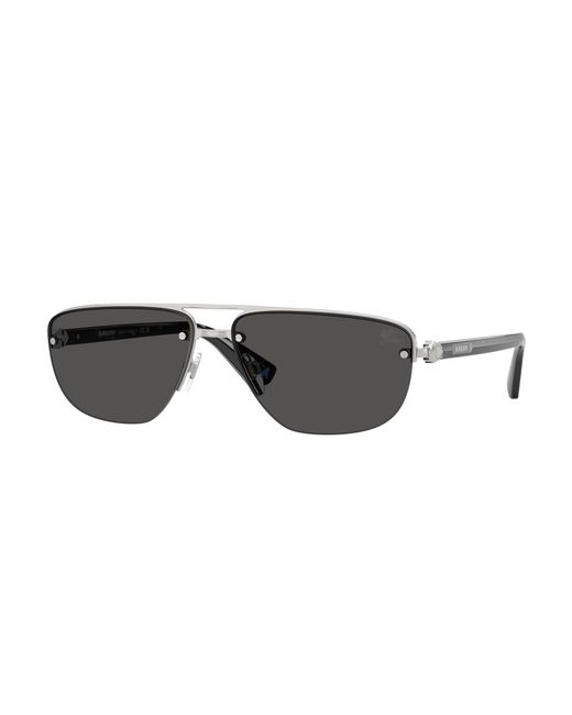 Burberry Black Be3164 100587 Sunglasses Metal Geometric Normal for men