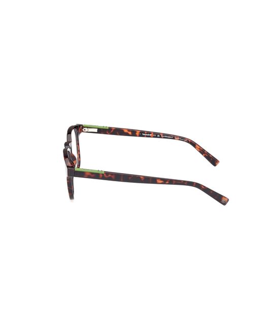 Timberland Black Tb50003 052 Optical Frames Injected Round Normal for men