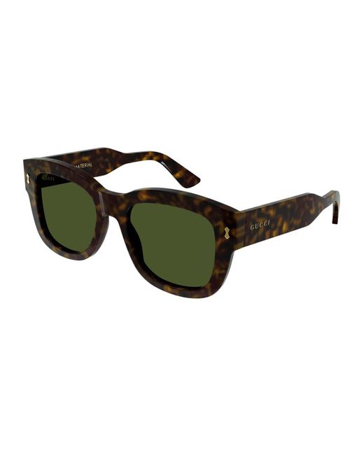 Gucci Green Gg1110S 002 Sunglasses Bio-Cecid Squared Normal for men