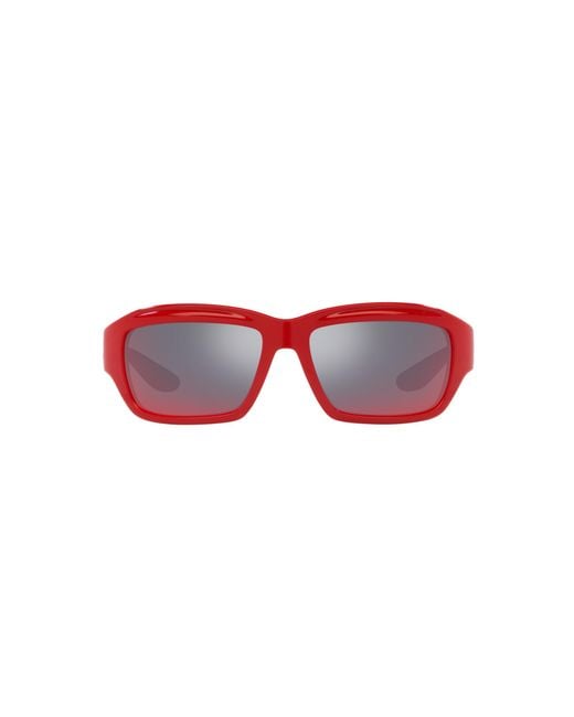 Dolce & Gabbana Dg6191 30966P Sunglasses Injected Squared Mirror