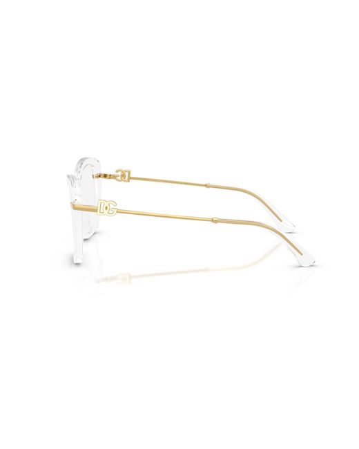 Dolce & Gabbana Black Dg3439 3133 Optical Frames Acetate Squared Normal