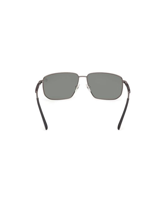 Timberland Black Tb00010 07R Sunglasses Metal Squared Polarized for men